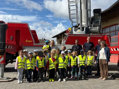 Tatütata in der Kita, Münchebergs Feuerwehr schult die Retter von morgen